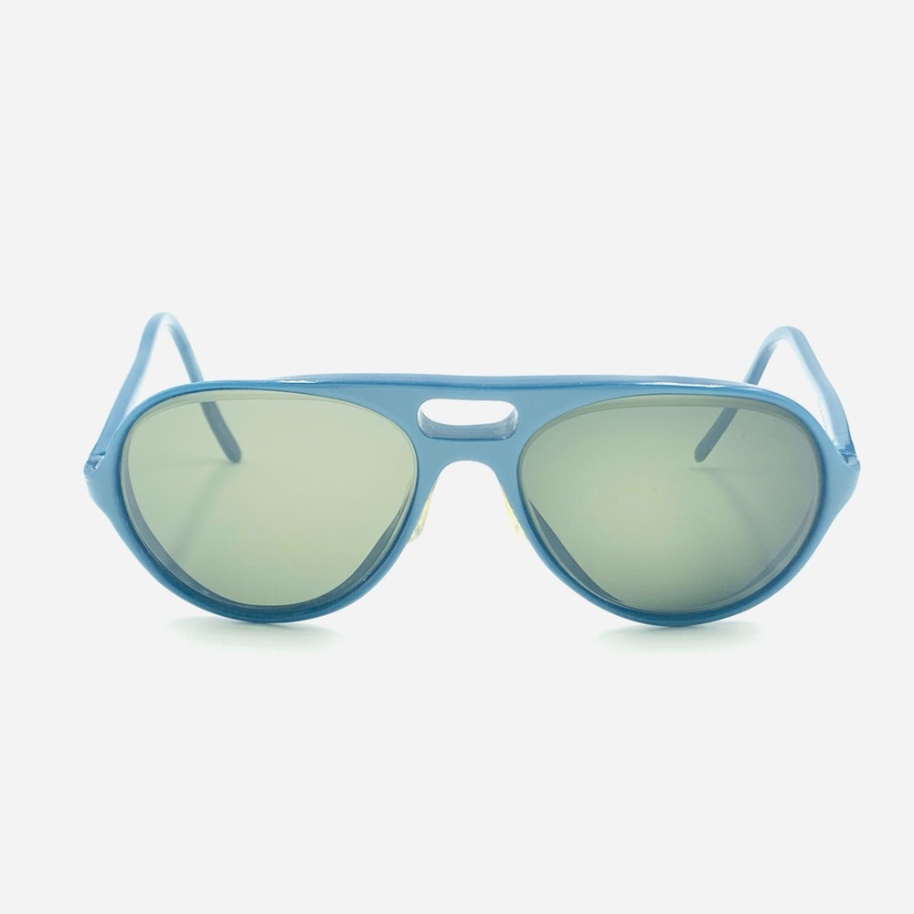 Vintage Swank Pulsar Blue Aviator Sunglasses Frames